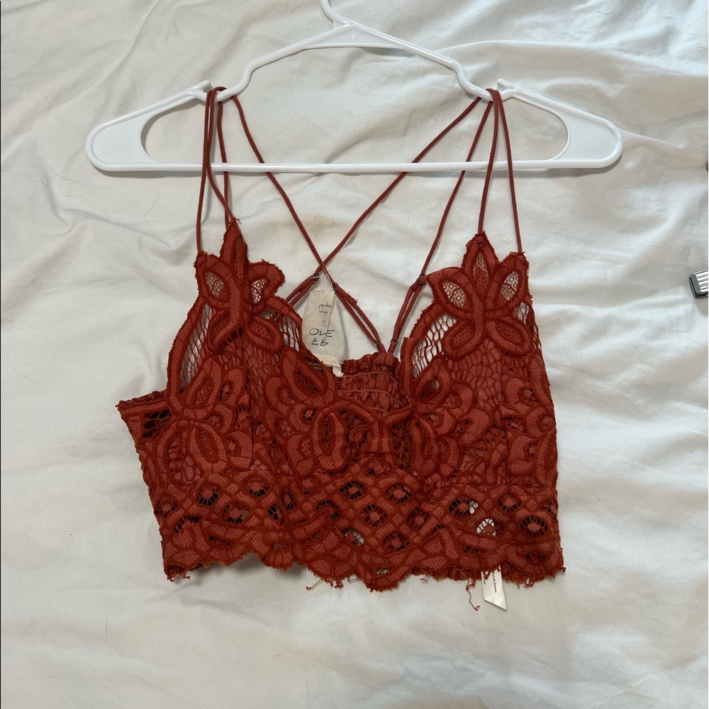 Free People Rust color bralette